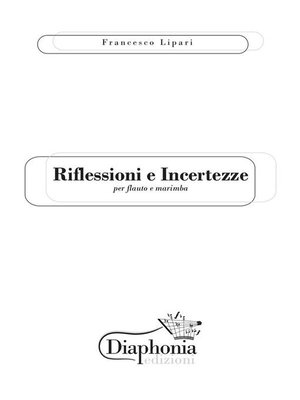 cover image of Riflessioni e incertezze per flauto e marimba